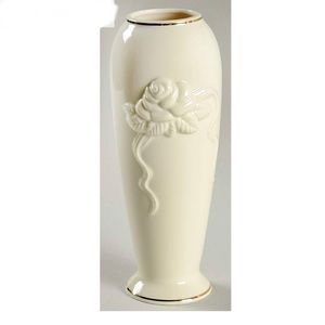 Lenox Rose Blossom Vase 7”